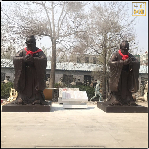 大型室外孔子雕塑鑄造.jpg 大型室外孔子雕塑鑄造.jpg