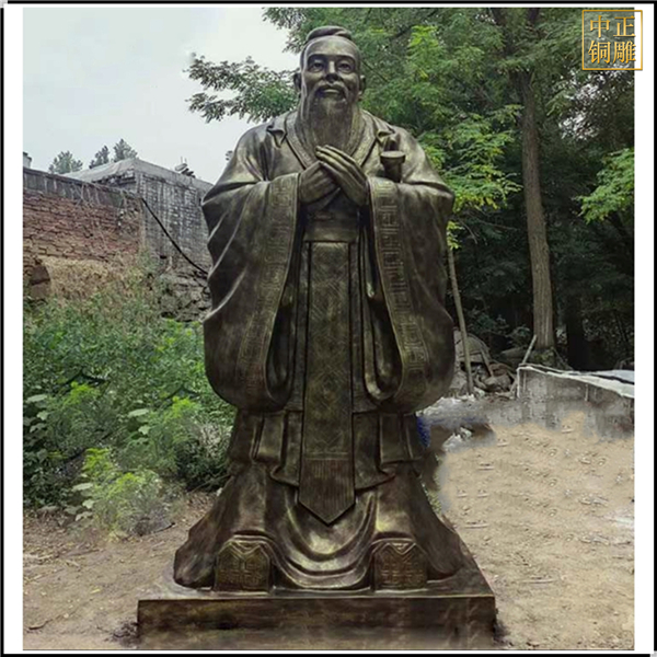 2.6米高孔子雕塑鑄造.jpg 2.6米高孔子雕塑鑄造.jpg